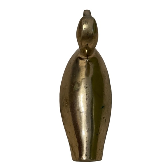 Vintage Solid Brass Duck Figurine Paperweight - Picture 3 of 7